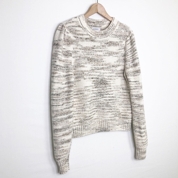 Evereve Mia Mark Puff sleeve crewneck pull over sweater - Picture 5 of 12